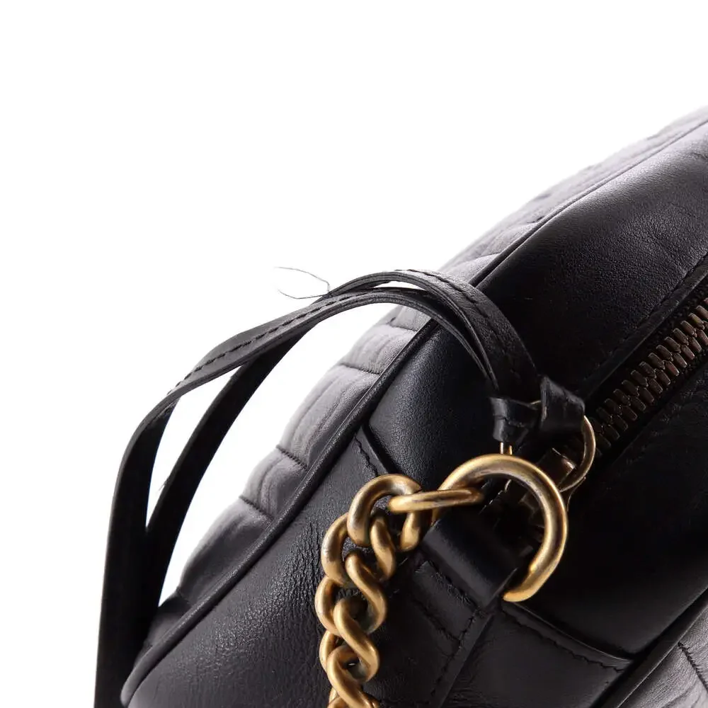 Gucci Gg Marmont Shoulder Bag Matelasse #220390G12B - Picture 7 of 9